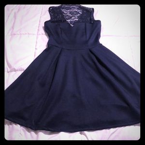 Navy blue dress